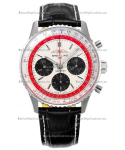 Breitling Navitimer B01 Boeing 747 Chronograph 43 White Dial - 904L Steel Casing 1:1 Mirror Swiss Replica