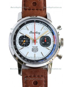 Breitling Top Time B01 Deus Edition Leather Strap 1:1 Mirror Swiss Replica Watch 
