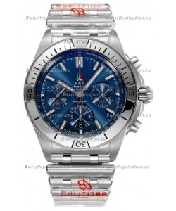 Breitling Chronomat B01 42 Edition Swiss 904L Steel Casing Blue Dial 1:1 Mirror Replica Watch