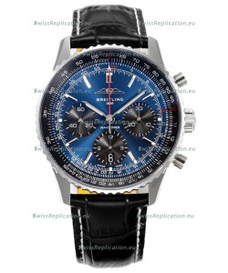 Breitling Navitimer B01 Chronograph 43 Blue Dial - 904L Steel Casing 1:1 Mirror Swiss Replica