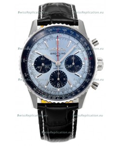 Breitling Navitimer B01 Chronograph 43 Blue Dial - 904L Steel Casing 1:1 Mirror Swiss Replica