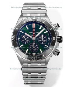 Breitling Chronomat B01 42 Edition Swiss 904L Steel Casing Green Dial 1:1 Mirror Replica Watch
