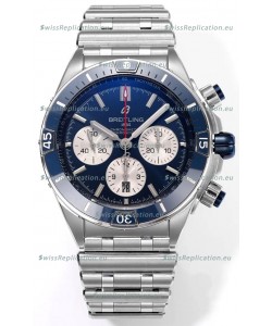 Breitling Chronomat B01 42 Edition Swiss 904L Steel Casing Blue Dial 1:1 Mirror Replica Watch