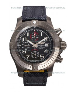 Breitling Avenger Bandit Black Dial Titanium Casing 1:1 Mirror Swiss Replica Watch 