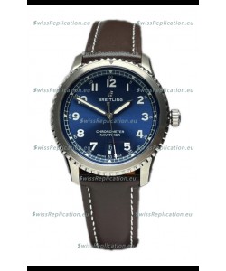 Breitling Navitimer Aviator 8 Automatic 41 Blue Dial 1:1 Mirror Swiss Replica Watch 