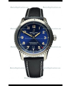 Breitling Navitimer Aviator 8 Automatic 41 Blue Dial 1:1 Mirror Swiss Replica Watch 