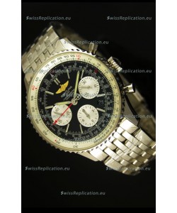 Breitling Navitimer 01 Swiss 1:1 Mirror Updated 2017 Replica Watch in Black Dial