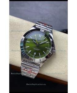 Breitling Chronomat Automatic GMT 40 Green Dial 1:1 Mirror Swiss Replica Watch
