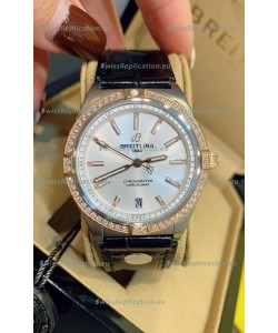 Breitling Chronomat Automatic 36MM 1:1 Mirror Swiss Replica Watch Steel Case