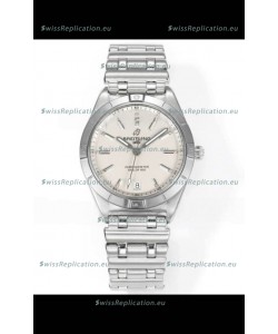 Breitling Chronomat 36MM Stainless Steel Casing 1:1 Mirror Replica Watch White Dial
