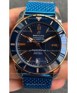 Breitling SuperOcean Heritage II B20 44MM Blue Dial Two Tone Bezel 1:1 Mirror Replica