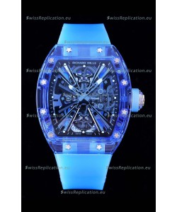Richard Mille RM12-01 Sapphire Casing with Genuine Tourbillon Movement 1:1 Ultimate Replica