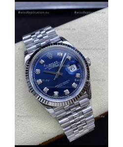 Rolex Datejust 126234 36MM Swiss Replica in 904L Steel in Blue Dial 1:1 Mirror Replica