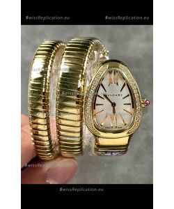 Bvlgari Serpenti Tubogas Double Spiral Rose Gold Super Clone Replica Watch