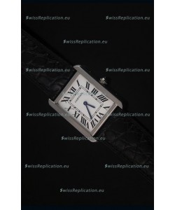 Cartier Tank Solo Swiss Quartz Leather Strap Small Size 24MM Wide