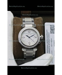 Pasha De Cartier Swiss Automatic 1:1 Mirror Quality 35MM Replica Watch 