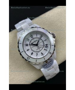 Chanel J12 38MM White Ceramic Case Watch Automatic 1:1 Mirror Replica Watch
