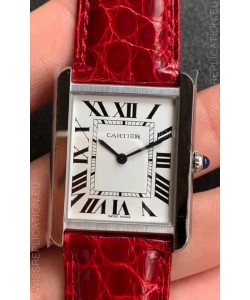 Cartier Tank Solo Swiss Quartz Watch in Stainless Steel Casing - 24MM Wide