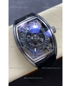 Franck Muller Curvex Grand Central Tourbillon Stainless Steel Watch in 1:1 Mirror Replica Watch