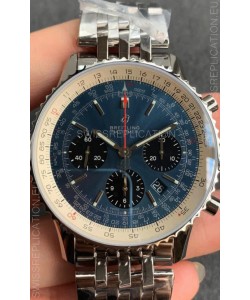 Breitling Navitimer 1 B01 Chronograph Edition 43MM - Bllue Dial 904L 1:1 Mirror Replica Watch