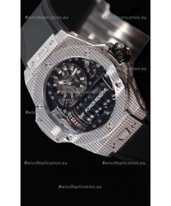 Hublot Big Bang MP-11 Power Reserve 3D Steel Carbon Replica Watch