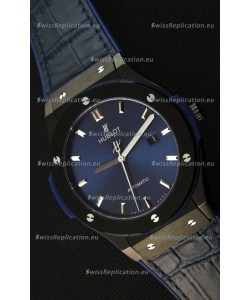 Hublot Classic Fusion Ceramic Blue Swiss Replica Watch - 1:1 Mirror Replica 