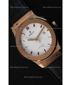 Hublot Classic Fusion King Gold Opalin Swiss Replica Watch - 1:1 Mirror Replica