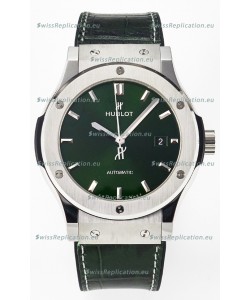 Hublot Super Clone Classic Fusion Titanium 42MM 1:1 Mirror Replica Watch Green Dial