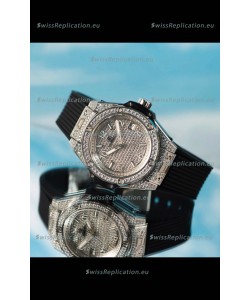 Hublot Big Bang One Click Diamonds Paved Casing and Dial Swiss Replica Watch