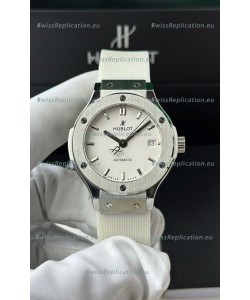 Hublot Super Clone Classic Fusion Titanium 38MM 1:1 Mirror Replica Watch White Dial