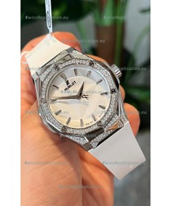 Hublot Classic Fusion Orlinski Diamonds Paved Edition White Dial Swiss Replica Watch 40MM