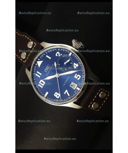 IWC Big Pilot - Functional Power Reserve Blue Dial 1:1 Mirror Replica Watch