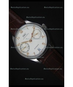 IWC IW500704 Portugieser Swiss 1:1 Mirror Replica Watch White Dial - Updated 2016 Version