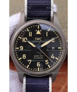 IWC Pilot's MARK XVIII Heritage 1:1 Swiss Watch Titanium Casing NATO STRAP