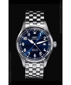 IWC MARK XVIII Le Petit Prince Edition in 904L Steel Blue Dial 40MM - 1:1 Mirror Replica