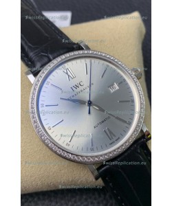 IWC Portofino Automatic 1:1 Mirror Quality Steel Dial 904L Steel Casing Swiss Replica Watch