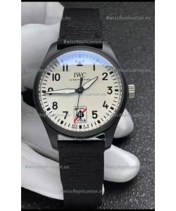 IWC Pilot's IW326905 BLACK ACES Ceramic 41MM 1:1 Mirror Replica Watch in White Dial 