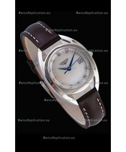 Longines Primaluna Ladies Pearl Dial Swiss Quartz Replica Watch