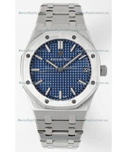 Audemars Piguet Royal Oak 15500 41MM Blue Dial 904L Steel CALIBRE 4302 Movement 1:1 Mirror Replica