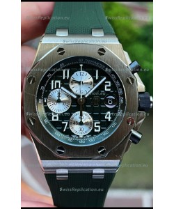 Audemars Piguet Royal Oak Offshore Black Dial Chronograph 1:1 Mirror Replica Watch - 904L Steel 