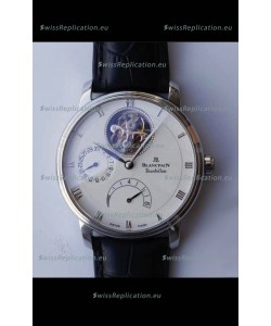 Blancpain Villeret 8 Jours Tourbillon Swiss Edition 1:1 Mirror Replica Watch - White Dial 