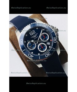 Longines HydroConquest Automatic Chronograph 1:1 Swiss Replica Blue Dial Watch 