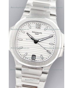 Patek Philippe Nautilus 7118/1A White Dial 1:1 Mirror Swiss Replica Watch in 904L Steel 