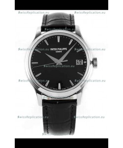 Patek Philippe #Ref 5227G in Black Dial 1:1 Mirror Replica 904L Steel Swiss Watch