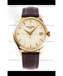 Patek Philippe #Ref 5227J in White Dial 1:1 904L Yellow Gold Casing 904L Steel Swiss Watch 