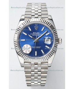Rolex Datejust Cal.3235 Movement Swiss Watch 1:1 Mirror Replica 904L Steel 41MM - Blue Dial 