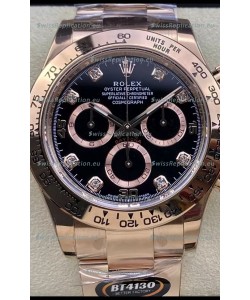 Rolex Cosmograph Daytona M116505 Rose Gold Original Cal.4130 Movement - 904L Steel Watch