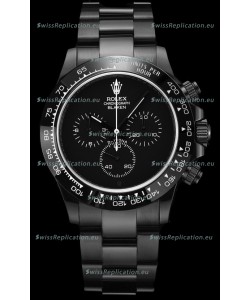 Rolex Daytona Blaken 1:1 Swiss Mirror Replica Black Dial Cal.4130 Movement (WITH BOX) 