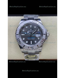 Rolex Yachtmaster 40mm Steel Dial - 1:1 Swiss Replica Watch in 904L Steel Casing