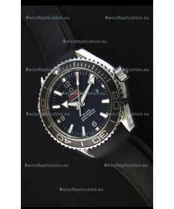 Omega Seamaster Planet Ocean Swiss Black Strap Replica 45MM 1:1 Ultimate Edition Watch 
